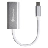 SilverStone USB-C 3.1 naar HDMI adapter Zilver/wit