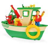 Simba Brandweerman Sam - Charlie's vissersboot met figuur Speelgoedvoertuig 