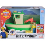 Simba Brandweerman Sam - Charlie's vissersboot met figuur Speelgoedvoertuig 