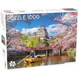 Tactic Puzzel Landscape: Cherry Blossoms in Himeji, Japan 1000 stukjes