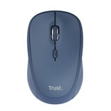 Trust Yvi+ Draadloze Muis Compact Blauw, 800-1600 Dpi, 2.4GHz, Bluetooth, Stille Knoppen 