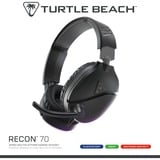 Turtle Beach Ear Force Recon 70P Black (2024) over-ear gaming headset Zwart, PS4, PS5, Xbox Series X|S, Xbox One, Switch, PC, Mobile