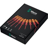 Wera 160 i/162 i/167 i/9 Schroevendraaierset Kraftform Plus Serie 100, 9‑delig Rood/geel