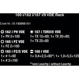 Wera 160 i/162 i/167 i/9 Schroevendraaierset Kraftform Plus Serie 100, 9‑delig Rood/geel