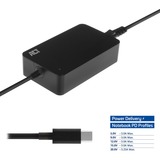 ACT Connectivity USB-C laptoplader met Power Delivery profielen 65W Zwart