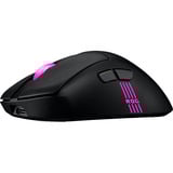 ASUS ROG Keris II Origin Gaming Mouse Zwart, 42.000 dpi, RGB, USB, 2.4GHz, Bluetooth