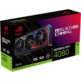 ASUS ROG Strix GeForce RTX 4080 16GB OC Edition grafische kaart 2x HDMI, 3x DisplayPort, DLSS 3