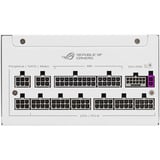 ASUS ROG Strix Platinum White Edition (ROG Equalizer) modulaire 1000 watt voeding  Wit, 1x 12V-2x6, 4x PCIe