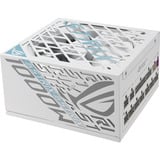 ASUS ROG Strix Platinum White Edition (ROG Equalizer) modulaire 1000 watt voeding  Wit, 1x 12V-2x6, 4x PCIe