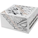 ASUS ROG Strix Platinum White Edition (ROG Equalizer) modulaire 1000 watt voeding  Wit, 1x 12V-2x6, 4x PCIe