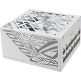ASUS ROG Strix Platinum White Edition (ROG Equalizer) modulaire 1000 watt voeding  Wit, 1x 12V-2x6, 4x PCIe