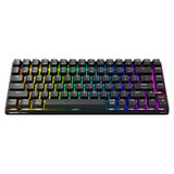 CHERRY XTRFY K33 Compact Wireless RGB gaming toetsenbord Zwart, US lay-out (QWERTY), Mem-chanical, 75%, 75%, ABS keycaps, 2.4 GHz / Bluetooth / USB