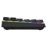 CHERRY XTRFY K33 Compact Wireless RGB gaming toetsenbord Zwart, US lay-out (QWERTY), Mem-chanical, 75%, 75%, ABS keycaps, 2.4 GHz / Bluetooth / USB