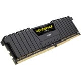 Corsair 32 GB DDR4-3600 Kit werkgeheugen Zwart, CMK32GX4M2D3600C18, Vengeance LPX, XMP