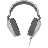 Corsair HS65 SURROUND over-ear gaming headset Wit/grijs, Pc, PlayStation 4, PlayStation 5, Xbox Series X|S, Nintendo Switch