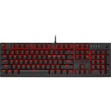 Corsair K60 PRO Mechanisch Gamingtoetsenbord, gaming toetsenbord Zwart, US lay-out, Cherry Viola, Rode leds, ABS Keycaps