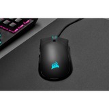 Corsair SABRE RGB PRO CHAMPION SERIES  gaming muis Zwart, 100 - 18.000 dpi, RGB led