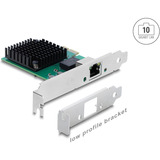 DeLOCK PCI Express x1 Network Card 10 Gigabit LAN 1 x RJ45 RTL8127 netwerkadapter 