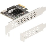 DeLOCK PCIe x1 naar interne USB 5 Gbps Type-E + 19-pin USB-pin header usb-controller 