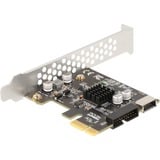 DeLOCK PCIe x1 naar interne USB 5 Gbps Type-E + 19-pin USB-pin header usb-controller 