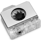 EKWB EK-Quantum Scalar Flow Indicator Top-To-Bottom D-RGB - Nickel doorstroommeter Zilver