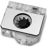 EKWB EK-Quantum Scalar Flow Indicator Top-To-Bottom D-RGB - Nickel doorstroommeter Zilver