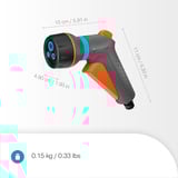 GARDENA Classic compacte multifunctionele broes Grijs/oranje, 18375-20