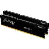 Kingston FURY Beast 64 GB DDR5-6000 (2x 32 GB) werkgeheugen Zwart, KF560C30BBEK2-64, XMP 3.0, EXPO 1.1