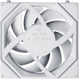Lian Li UNI FAN TL LCD FLEX Reverse 120 Wireless RGB case fans Wit, 3 stuks, 124 x 120 x 28 mm, PWM, 3 stuks