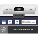 Logitech Brio 500 Full HD Webcam Wit/zwart, 1080p/30fps, 720p/60fps