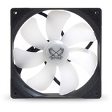 Scythe Kaze Flex 140 Square ARGB PWM 140x140x27 case fan Zwart/transparant, 1200rpm, PWM-aansluiting, KF1425FD12SAR-P