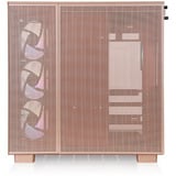 Thermaltake  midi tower behuizing Lichtbruin | 2x USB-A | 1x USB-C | RGB | Window