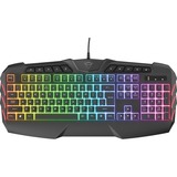 Trust GXT 881 ODYSS Semi-Mechanical Keyboard, Gaming toetsenbord Zwart, US lay-out, 23855.0
