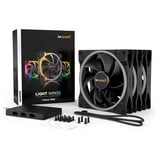 be quiet! Light Wings PWM 140 mm Triple Pack case fan Zwart, 3 stuks