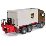 bruder Scania Super 560R UPS logistiek vrachtwagen met heftruck en pallets Modelvoertuig 03582