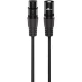 goobay XLR-aansluitkabel Zwart, 20 meter