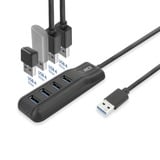 ACT Connectivity USB-A hub 3.0, 4 poorts USB-A usb-hub Zwart