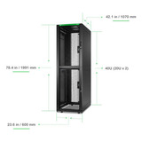 APC NetShelter SX, Server Rack Enclosure 