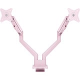 Arozzi Alzare Neo Duo - Gas Spring Monitor Arm - Pink monitorarm Roze