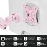 Arozzi Alzare Neo Duo - Gas Spring Monitor Arm - Pink monitorarm Roze