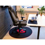 Arozzi ZONA Floor Pad - Black/Red beschermingsmat Zwart/rood