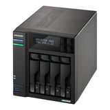 Asustor Lockerstor 4 Gen2+ AS6704T v2 nas Zwart, 2x 5G LAN, HDMI, USB