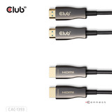 Club 3D HDMI hybride AOC kabel Zwart, 50 meter