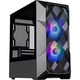 Cooler Master MasterBox TD300 Mesh mini tower behuizing Zwart | 2x USB-A | RGB | Tempered Glass