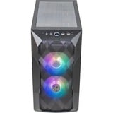 Cooler Master MasterBox TD300 Mesh mini tower behuizing Zwart | 2x USB-A | RGB | Tempered Glass