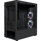 Cooler Master MasterBox TD300 Mesh mini tower behuizing Zwart | 2x USB-A | RGB | Tempered Glass