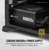 Corsair RM1000X (2021) Refurbished modulaire 1000 watt voeding  Zwart, 6x PCIe