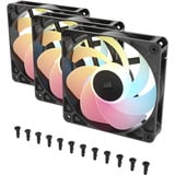 Corsair RS120-R ARGB PWM Reverse case fan Zwart, 3 stuks