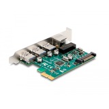 DeLOCK PCI Express x1 Card to 3 x USB 5 Gbps Type-A female + 1 x Gigabit LAN controller 