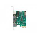 DeLOCK PCI Express x1 Card to 3 x USB 5 Gbps Type-A female + 1 x Gigabit LAN controller 